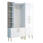 Hanah Home Viyana Da - Blanco y Oro